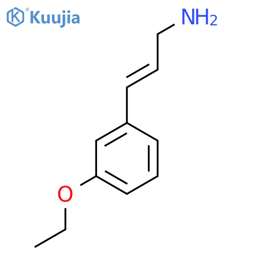 3-(3-ethoxyphenyl)prop-2-en-1-amine structure