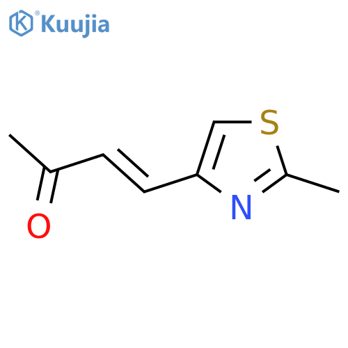 4-(2-methyl-1,3-thiazol-4-yl)but-3-en-2-one structure