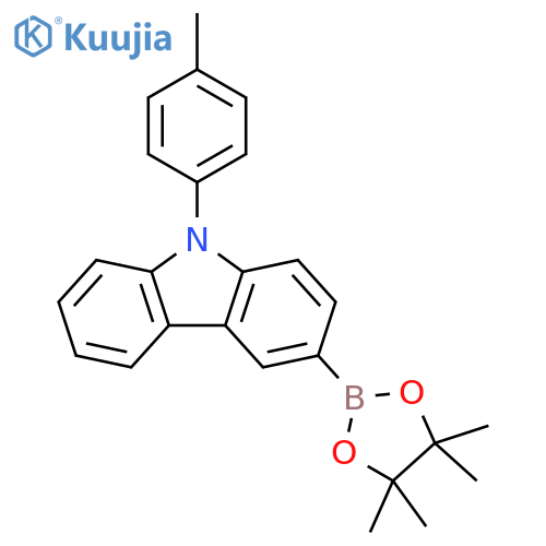 3-(4,4,5,5-Tetramethyl-1,3,2-dioxaborolan-2-yl)-9-(p-tolyl)-9H-carbazole structure