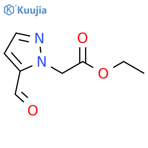 ethyl 2-(5-formyl-1H-pyrazol-1-yl)acetate structure
