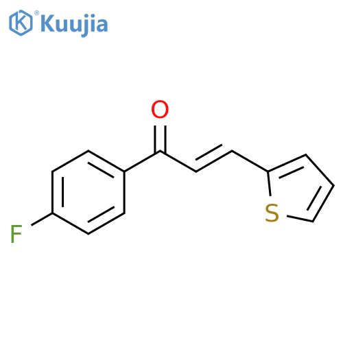 (E)-1-(4-fluorophenyl)-3-thiophen-2-ylprop-2-en-1-one structure