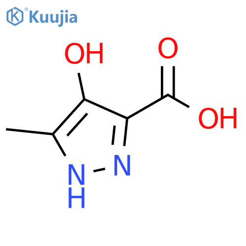 4-Hydroxy-3-methyl-1H-pyrazole-5-carboxylic acid structure