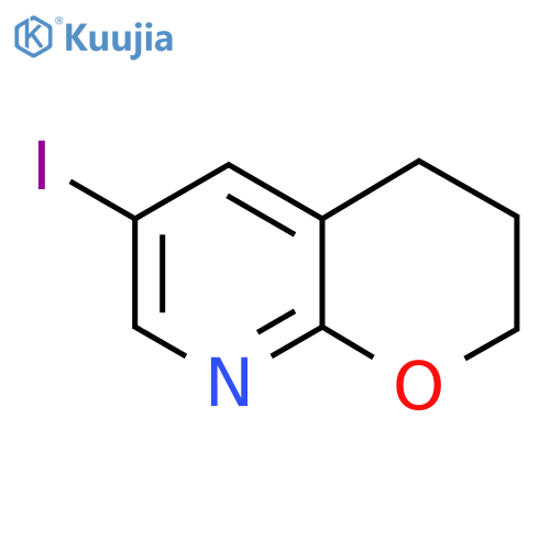 6-Iodo-3,4-dihydro-2H-pyrano2,3-bpyridine structure