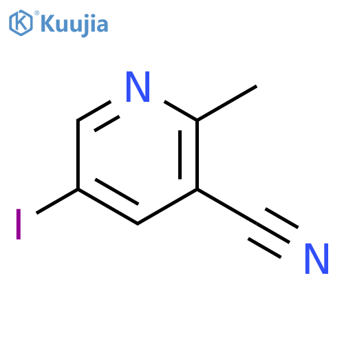 5-Iodo-2-methylnicotinonitrile structure