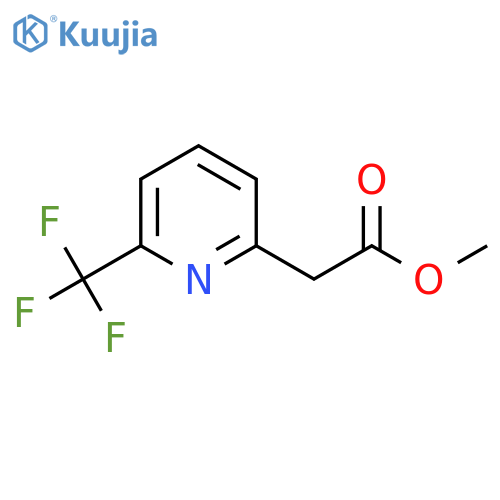 Methyl 2-[6-(trifluoromethyl)pyridin-2-yl]acetate structure