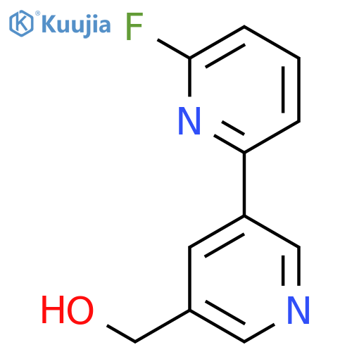 (6-Fluoro-[2,3'-bipyridin]-5'-yl)methanol structure