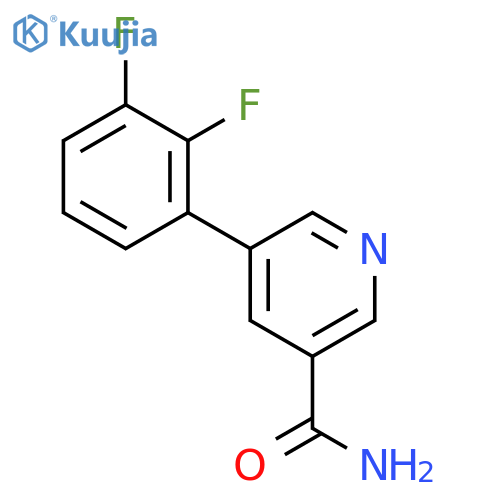 5-(2,3-Difluorophenyl)nicotinamide structure