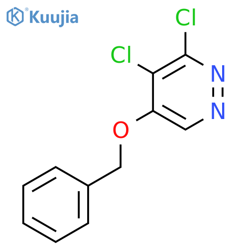 5-(Benzyloxy)-3,4-dichloropyridazine structure