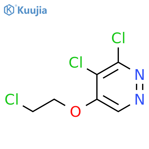 3,4-Dichloro-5-(2-chloroethoxy)pyridazine structure
