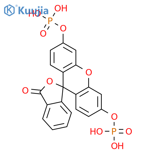 Spiro[isobenzofuran-1(3H),9'-[9H]xanthen]-3-one,3',6'-bis(phosphonooxy)- structure