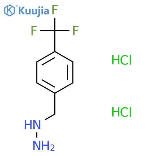 4-(Trifluoromethyl)benzylhydrazine Dihydrochloride structure