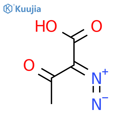 Butanoic acid, 2-diazo-3-oxo- structure