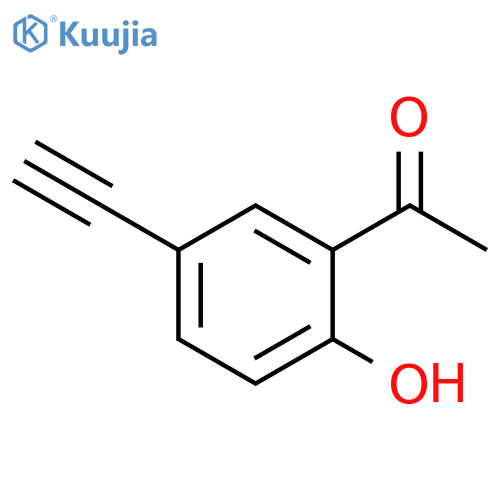 Ethanone, 1-(5-ethynyl-2-hydroxyphenyl)- structure