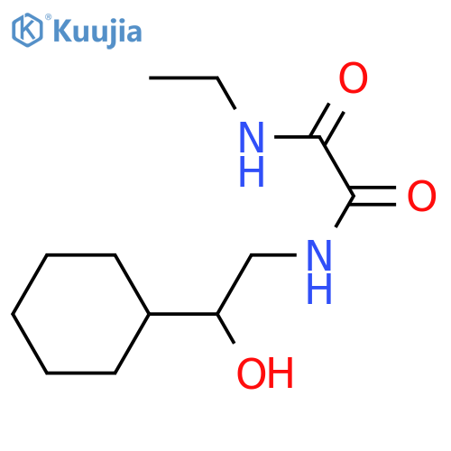 N'-(2-cyclohexyl-2-hydroxyethyl)-N-ethylethanediamide structure