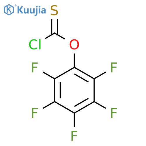 Pentafluorophenyl chlorothionoformate structure