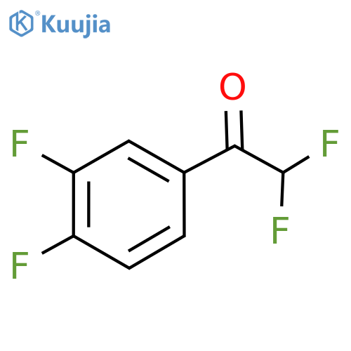 1-(3,4-difluorophenyl)-2,2-difluoroethan-1-one structure
