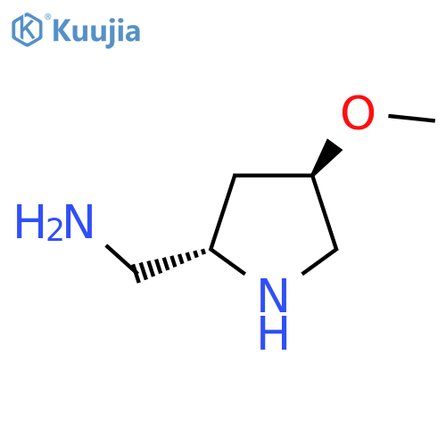 [(2S,4R)-4-methoxypyrrolidin-2-yl]methanamine structure