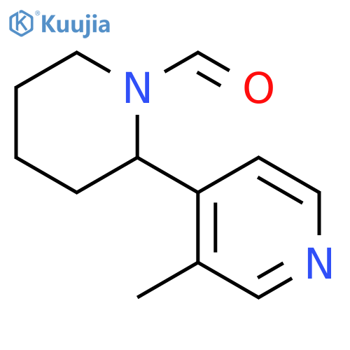 3-Methyl-3,4,5,6-tetrahydro-2H-[2,4]bipyridinyl-1-carbaldehyde structure