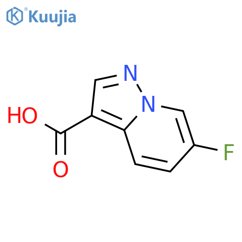 6-Fluoropyrazolo[1,5-a]pyridine-3-carboxylic acid structure