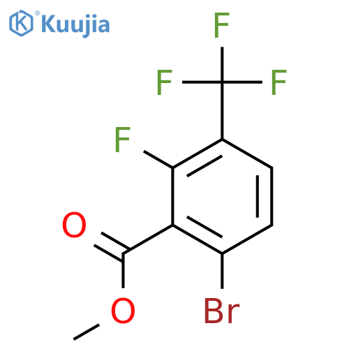 Methyl 6-bromo-2-fluoro-3-(trifluoromethyl)benzoate structure