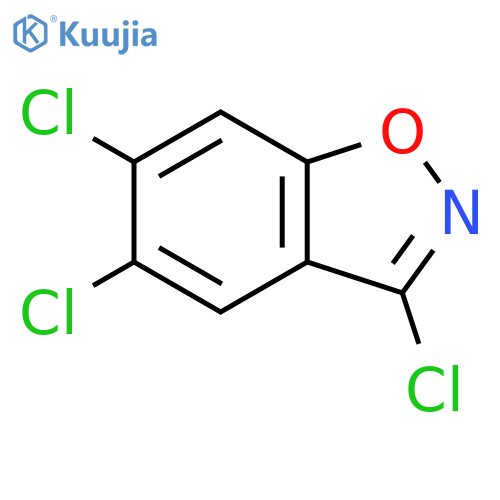 3,5,6-trichloro-1,2-benzoxazole structure