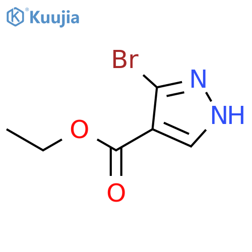 Ethyl 3-bromo-1H-pyrazole-4-carboxylate structure