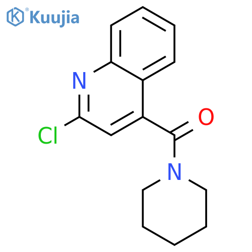 (2-Chloro-quinolin-4-yl)-piperidin-1-yl-methanone structure