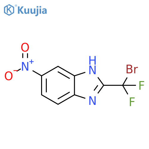 2-[Bromo(difluoro)methyl]-5-nitro-1H-benzimidazole structure