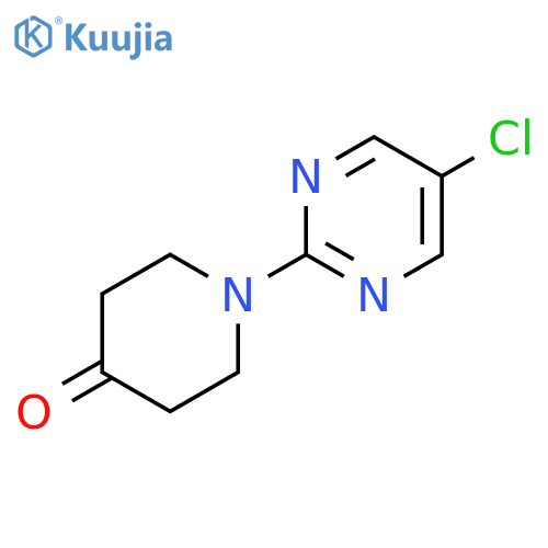 4-Piperidinone, 1-(5-chloro-2-pyrimidinyl)- structure