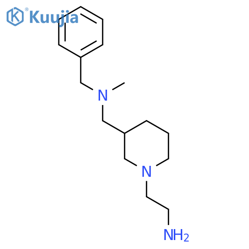2-{3-[(Benzyl-methyl-amino)-methyl]-piperidin-1-yl}-ethylamine structure