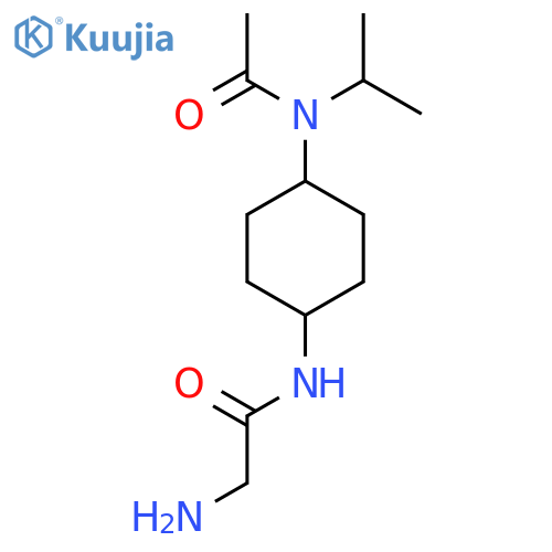 N-[4-(Acetyl-isopropyl-amino)-cyclohexyl]-2-amino-acetamide structure