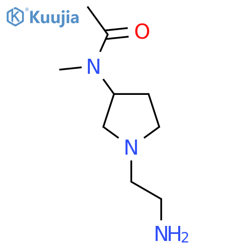 N-[1-(2-Amino-ethyl)-pyrrolidin-3-yl]-N-methyl-acetamide structure