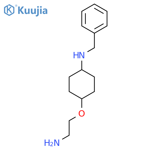 [4-(2-Amino-ethoxy)-cyclohexyl]-benzyl-amine structure