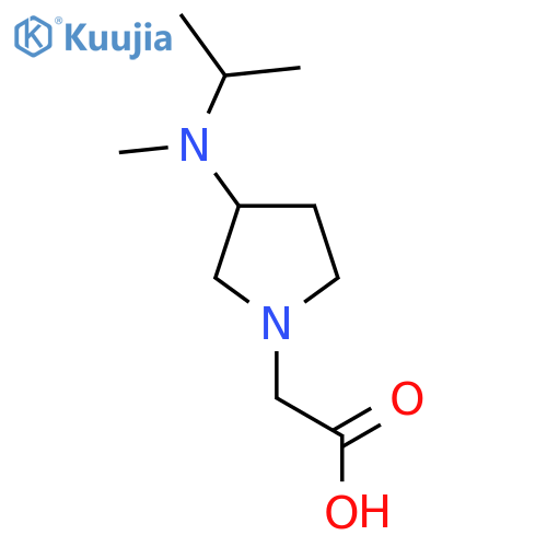 [3-(Isopropyl-methyl-amino)-pyrrolidin-1-yl]-acetic acid structure