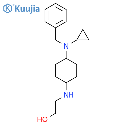 2-[4-(Benzyl-cyclopropyl-amino)-cyclohexylamino]-ethanol structure