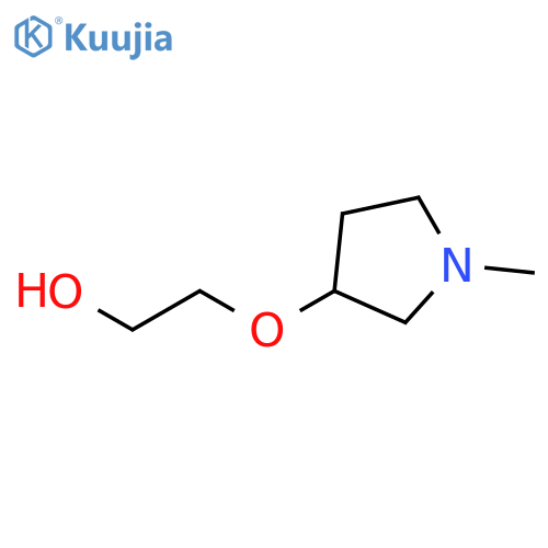 2-((1-Methylpyrrolidin-3-yl)oxy)ethanol structure