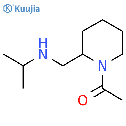1-[2-(Isopropylamino-methyl)-piperidin-1-yl]-ethanone structure
