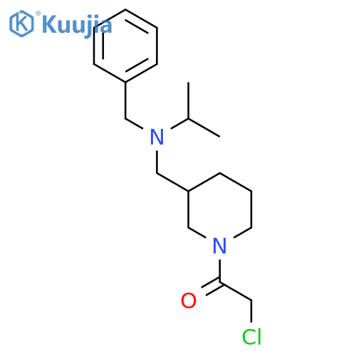 1-{3-[(Benzyl-isopropyl-amino)-methyl]-piperidin-1-yl}-2-chloro-ethanone structure