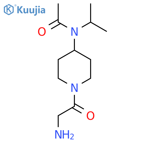 N-[1-(2-Amino-acetyl)-piperidin-4-yl]-N-isopropyl-acetamide structure