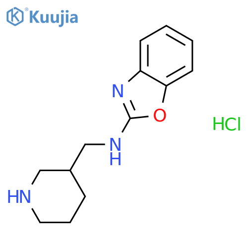N-(Piperidin-3-ylmethyl)benzo[d]oxazol-2-amine hydrochloride structure