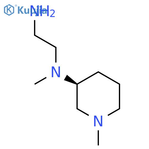 N*1*-Methyl-N*1*-((S)-1-methyl-piperidin-3-yl)-ethane-1,2-diamine structure