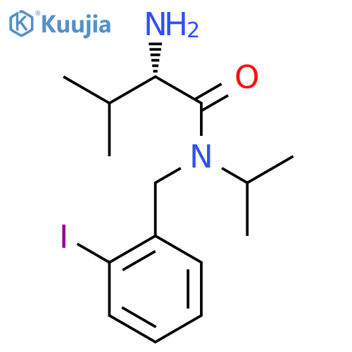 (S)-2-Amino-N-(2-iodo-benzyl)-N-isopropyl-3-methyl-butyramide structure