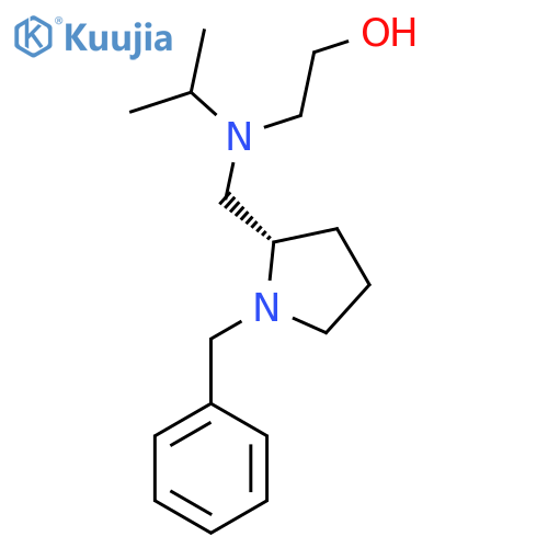 2-[((S)-1-Benzyl-pyrrolidin-2-ylmethyl)-isopropyl-amino]-ethanol structure