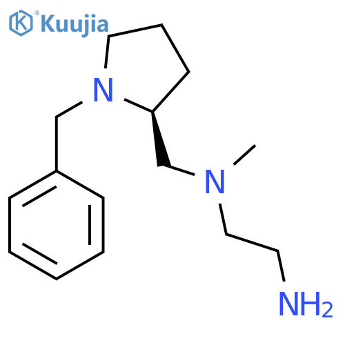 N*1*-((S)-1-Benzyl-pyrrolidin-2-ylmethyl)-N*1*-methyl-ethane-1,2-diamine structure