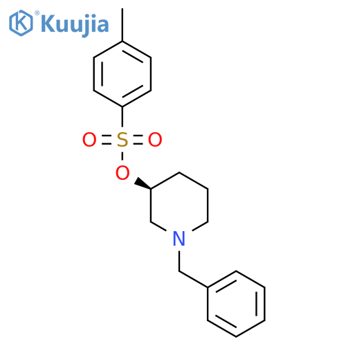 Toluene-4-sulfonic acid (S)-1-benzyl-piperidin-3-yl ester structure