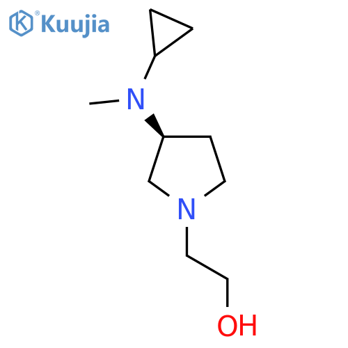 2-[(S)-3-(Cyclopropyl-methyl-amino)-pyrrolidin-1-yl]-ethanol structure