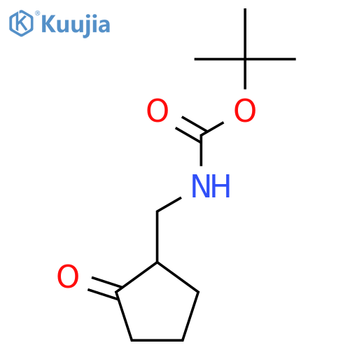 tert-butyl N-(2-oxocyclopentyl)methylcarbamate structure