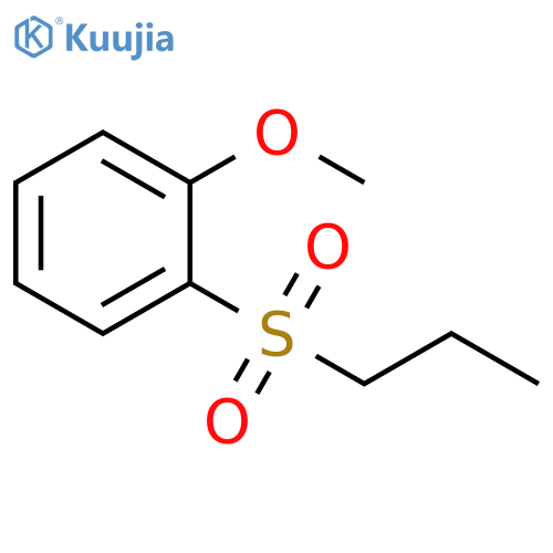 1-methoxy-2-(propane-1-sulfonyl)benzene structure