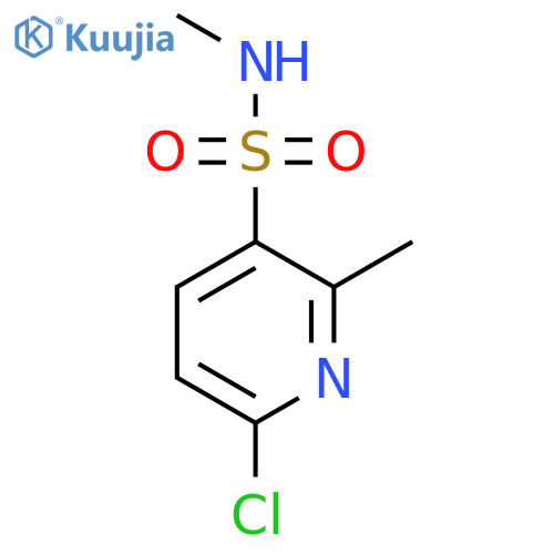 6-Chloro-N,2-dimethylpyridine-3-sulfonamide structure
