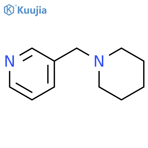 3-(piperidin-1-yl)methylpyridine structure
